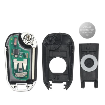 Chiave telecomando per Peugeot 208 2008 301 308 5008 508 Citroen c-elysee C4-Cactus 434MHz ID46-pcf7941 Fob - Chiave a distanza 3 dei bottoni dell automobile del Chip di KEYYOU ID46 pcf7941 Fob