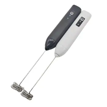 Wireless Milk Frothers Electric USB Recharge 3 Speeds Handheld Blender Small Coffee Foam Maker Whisk For Coffee Kitchen 1