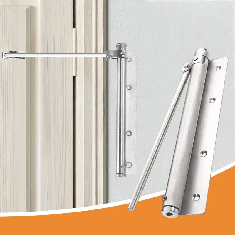 Adjustable Door Closer Stainless Steel Automatic Door Spring Closer Soft Close Fire-proof Heavy Duty Hardware