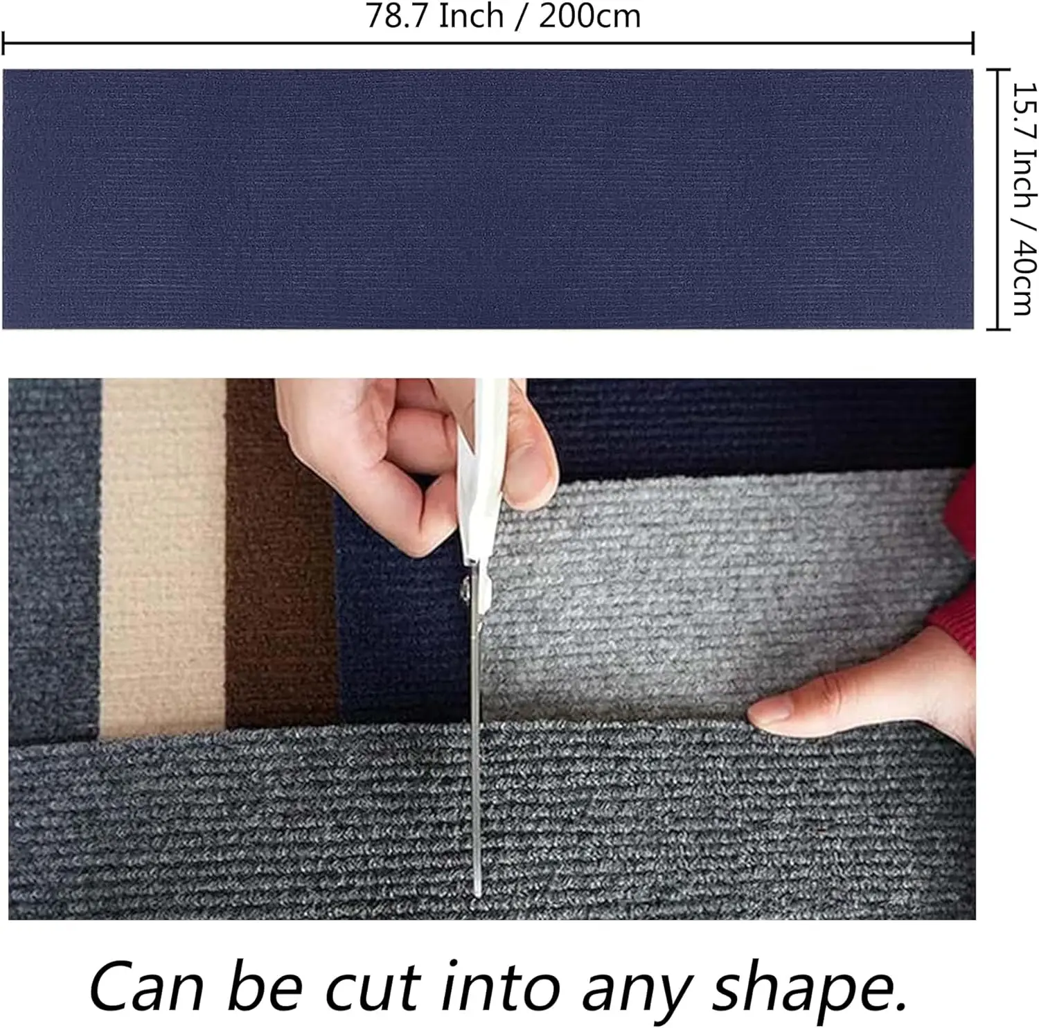 Cat Scratcher Sofa Protector Corner Wall DIY Cats Scratcher Pad Board Protection Trimmable Self-adhesive Carpet Cat Scratch Mat