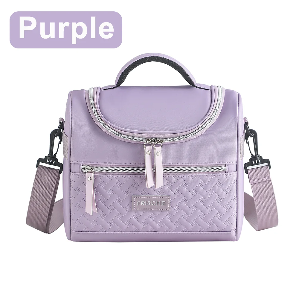 Elegant Insulated Lunch Tote Bag - Stylish, Lightweight, and Portable