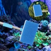 180° adjustable Double-Sided Sponge Cleaning Brush Cleaner Scrubber Aquarium Fish Tank Glass Window Algae Super Long Handle 5