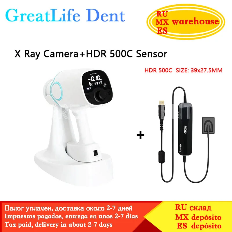 GreatLife 덴트 미니 Ai 레이 엑스레이 카메라, 휴대용 치과 엑스레이 카메라, 센서 이미지 포함, 멕시코 RU EU 재고
