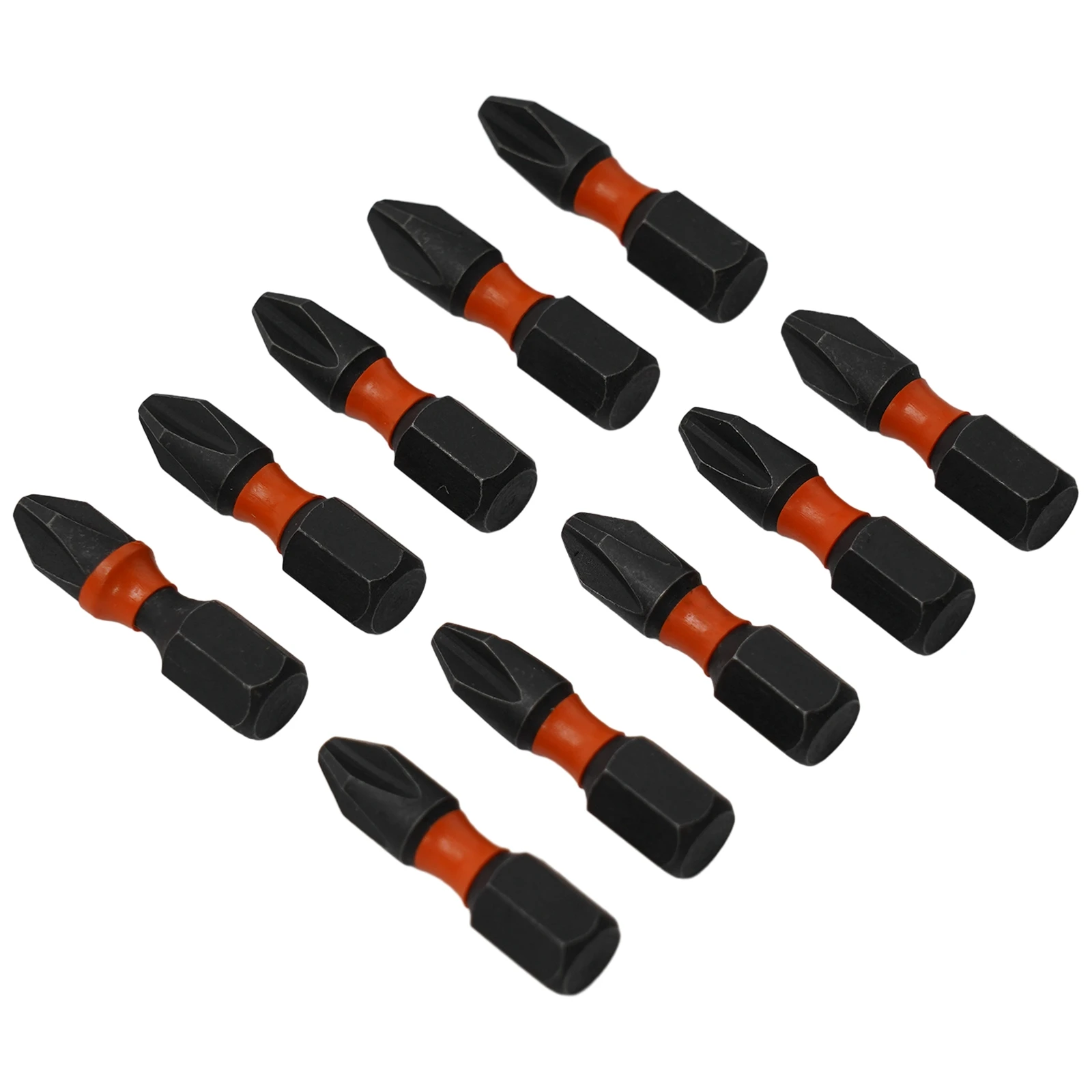 

10pcs 25mm PH2 Impact Screwdriver Bit Magnetic Alloy Steel Cross Screwdriver Bit Quick Change Impact Driver Drill Manual Tool