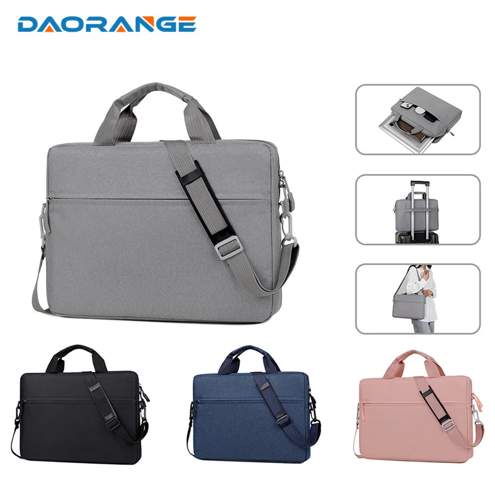15-15.6 Inch Laptop Sleeve Bag – Padded Shoulder Bag With TSA-Friendly Design, Splash-Resistant
