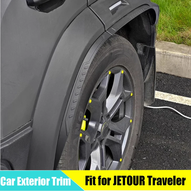 

Расширенные маленькие роликовые брови подходят для CHERY JETOUR Traveler T2 2023 2024 устойчивые к царапинам автомобильные роликовые брови автомобильные Внешние детали