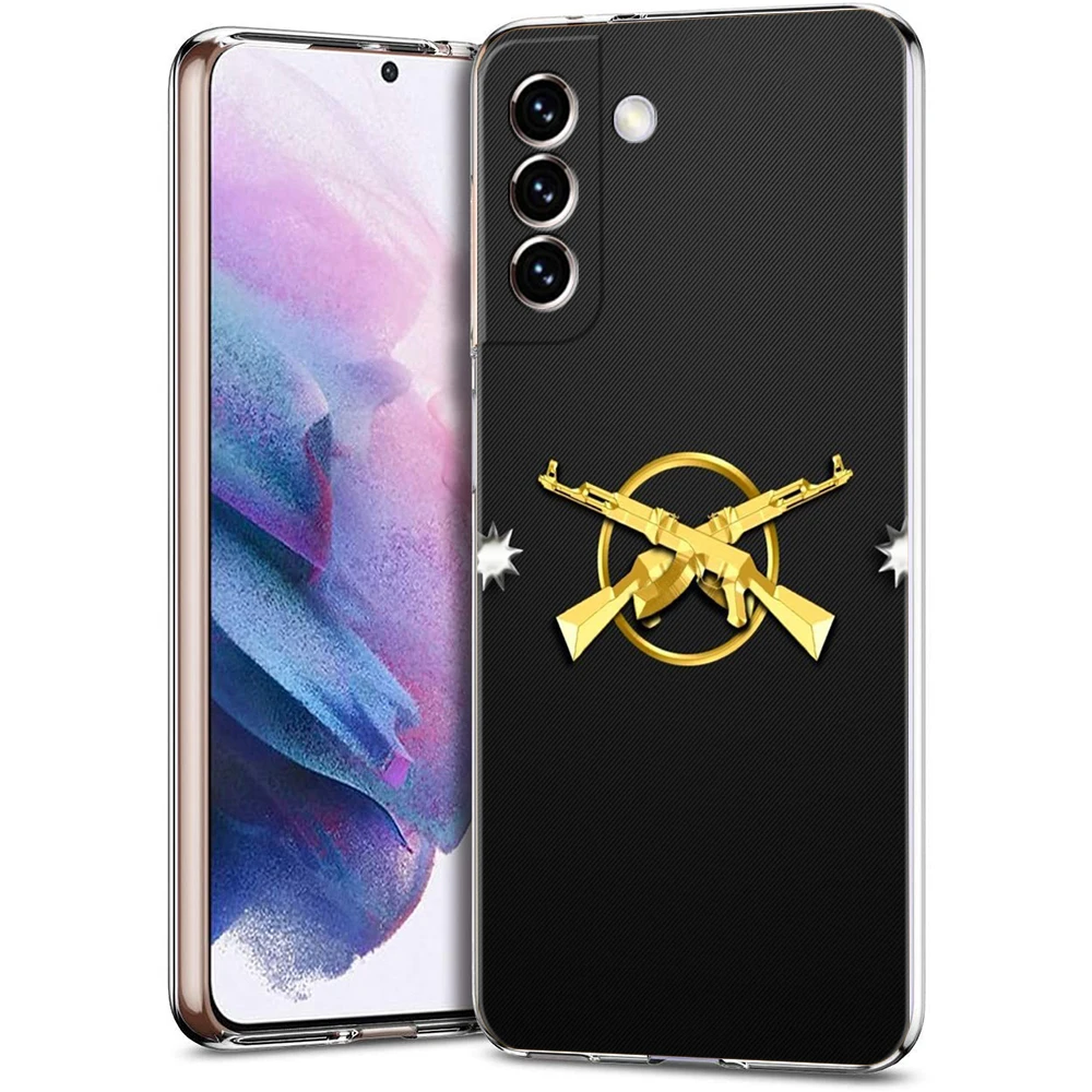 CS:GO Logo Transparent Shockproof Phone Case - Ultimate Protection with Style