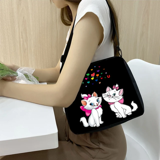 Borsa a tracolla da donna Disney Marie Cat borsa a tracolla per cartoni  animati per ragazze borse a tracolla ad alta capacità di moda borsa per  cosmetici - AliExpress