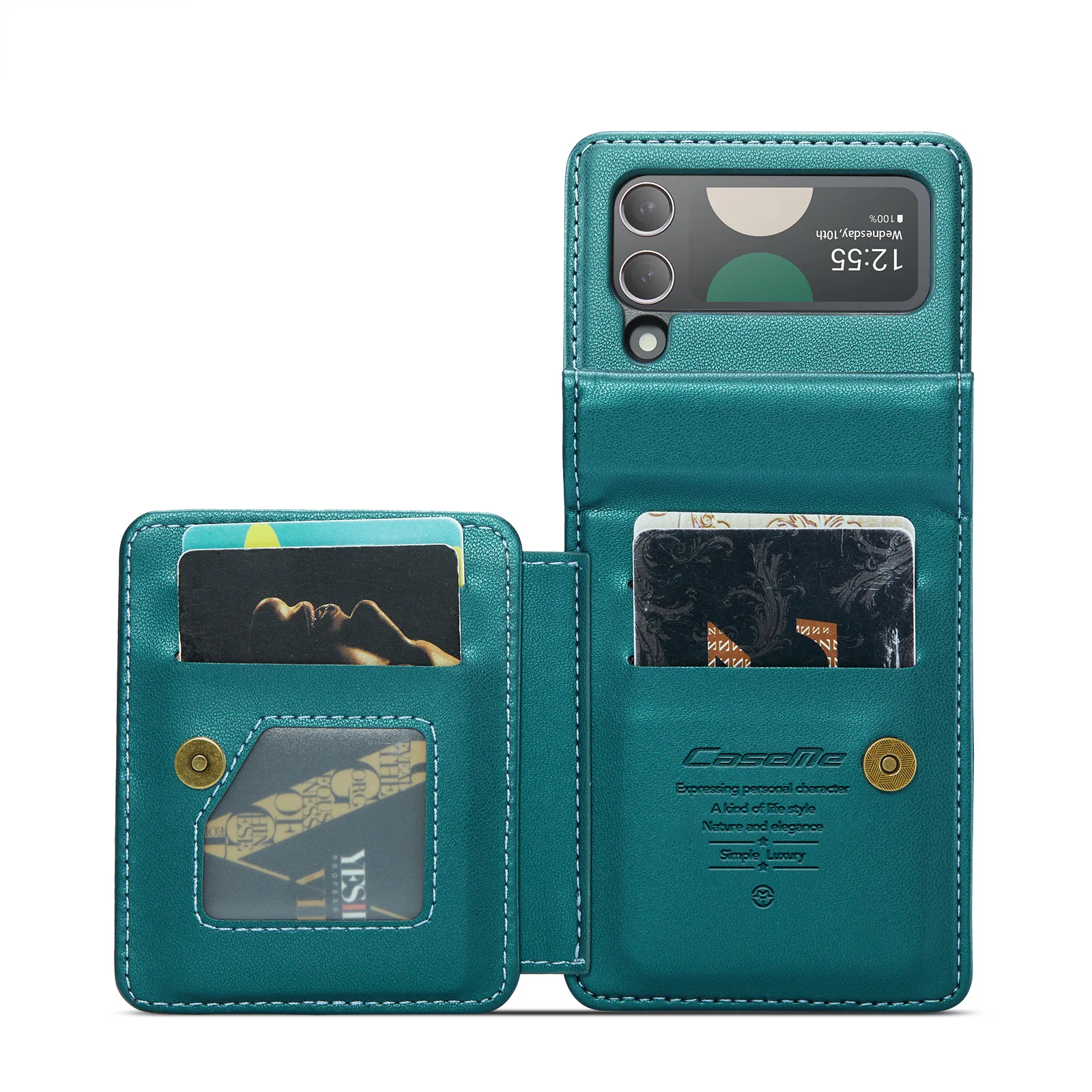 Multi-Functional Anti-Theft Folding Card Slot Protective Case