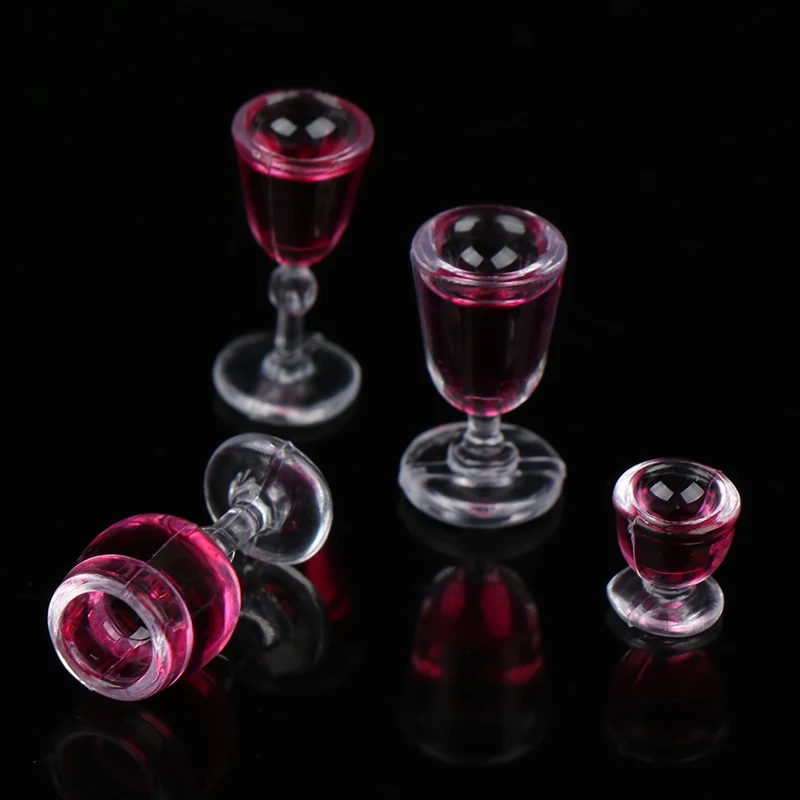 1:12 Scale Cup Drink Tableware Set For Dollhouse Miniature Toy Doll Food Kitchen Living room Accessories