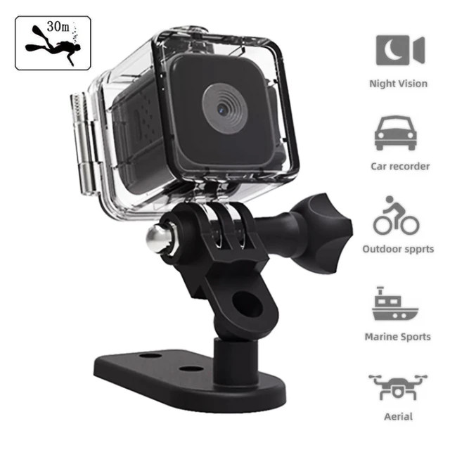 Caméra Sport Étanche 30 M Caméra D'action Waterproof Full Hd 1080p