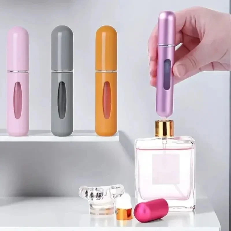 5/8ml Bottom-Filling Pump Perfume Refillable Spray Bottle Mini Portable Empty Cosmetic Containers Atomizer Bottle Travel Stroage glass bottles mini glass bottles mini perfume bottles