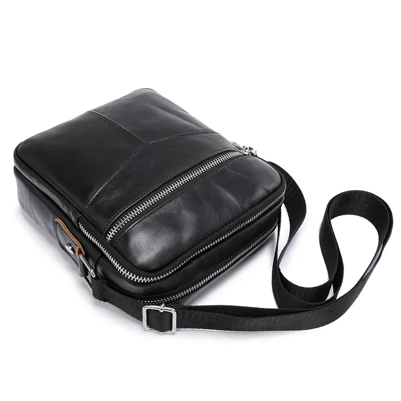 Vérbeli bőrből men's Hírnök Hosszúnadrág Magas légnyomású levegő minőségű Gonosz fráter bőrből crossbody Zsák Sokoldalú Apaállat Mellöv Kézitáska