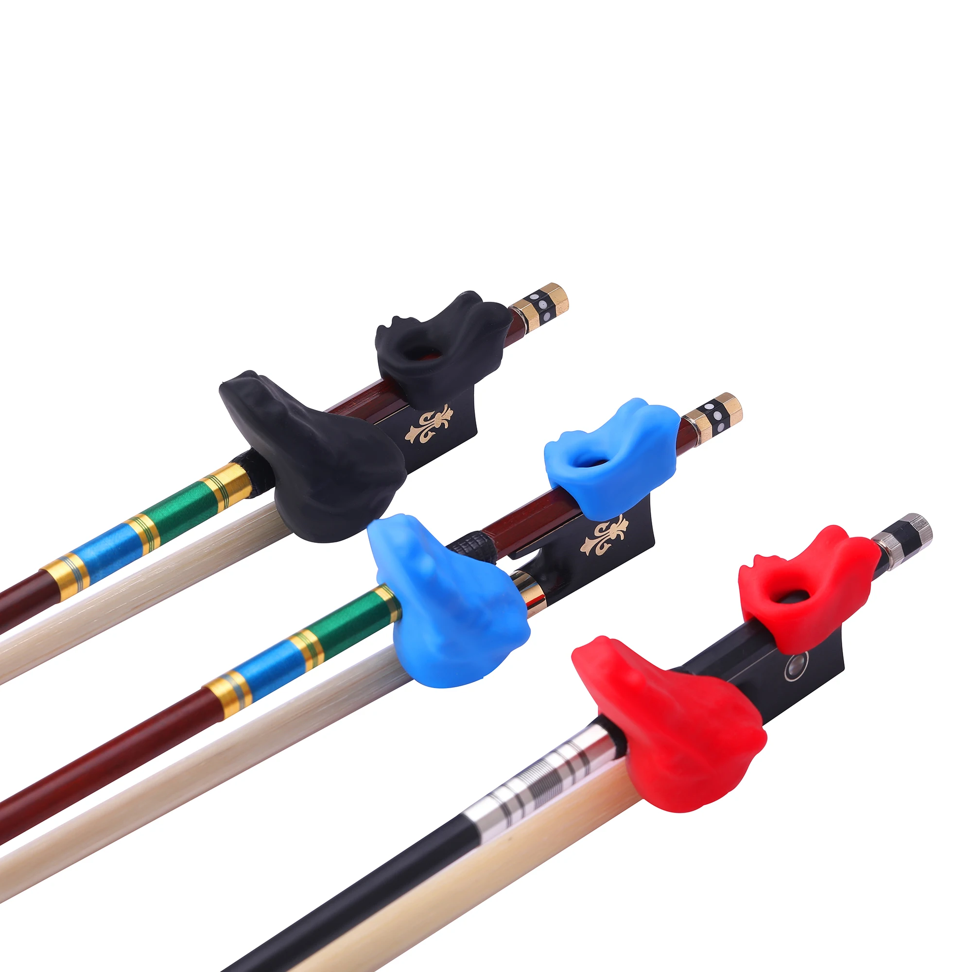 Violin Bow Grip Correcting Device Universal Rubber 1/8-4/4 Violin/Viola Hold Bow Posture Corrector Beginner Finger Trainer parts violin bow grip device