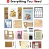 Robotime Mini House DIY Dollhouse Kit with Furnitures Accessories 1:24 Scale Craft Kit  Emily's Flower Shop 6