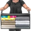 1pcs Non Woven Fabric Folding Clothes Storage Bag Clothes Collecting Case Toys Quilt Blanket Storage Organizer for Home 2