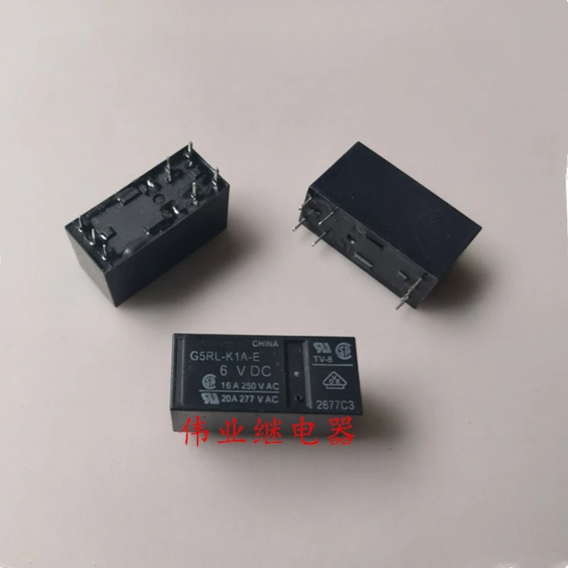 

(Абсолютно новое) 1 шт./партия, 100% оригинальное реле: Φ 6VDC 7 контактов 16A