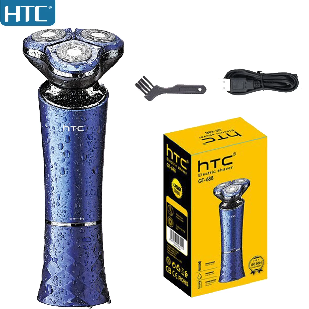 HTC Norelco Shaver CT688, Rechargeable Wet Dry Electric Shaver with