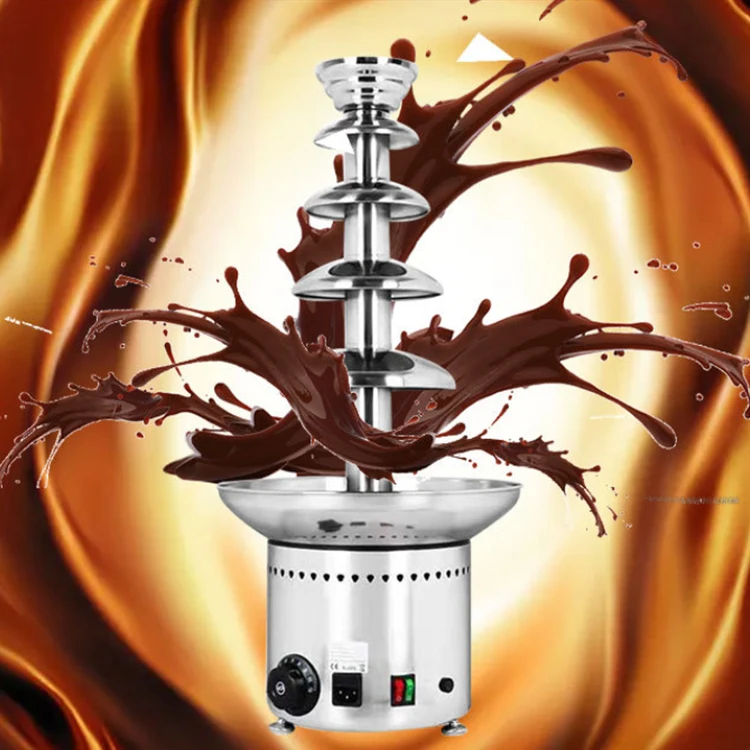 5 Layer Chocolate Fountain Cascade Machine/ Chocolate Fountain Melting Machine/ 110V Fountains For Home