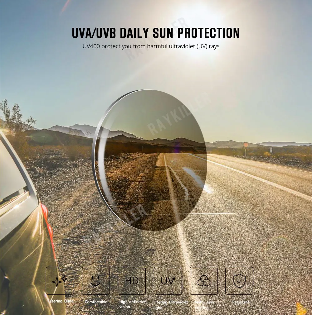 Square Polarized Sunglasses For Men And Women Classic Design_voghion.com