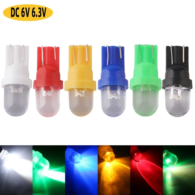 Ampoules LED SMD 12V DC T10 W5W 194 7014 10 pour Voiture, Lumière Blanche,  Bleue, Rouge, Verte, Ambre, Rose - AliExpress