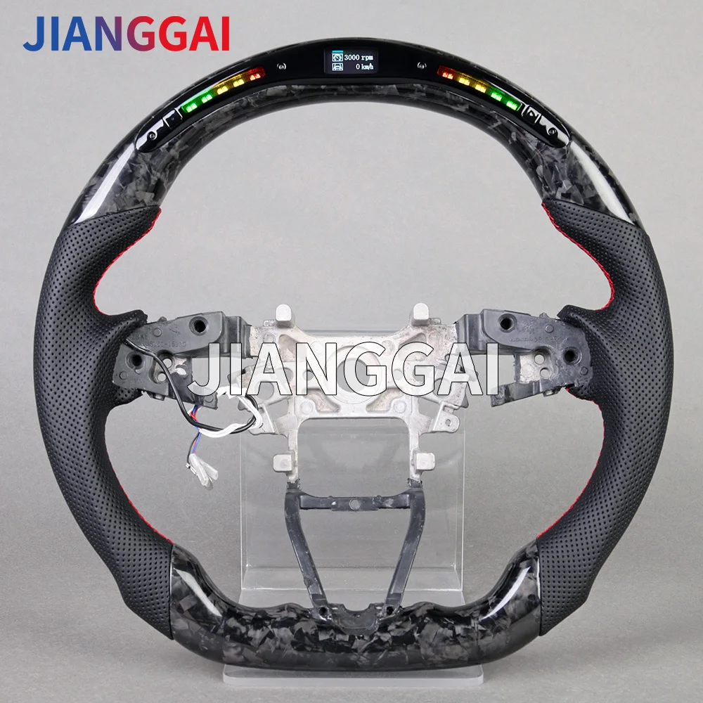 Led Carbon Fiber Led Steering Wheel For Honda Accord 10th 2018