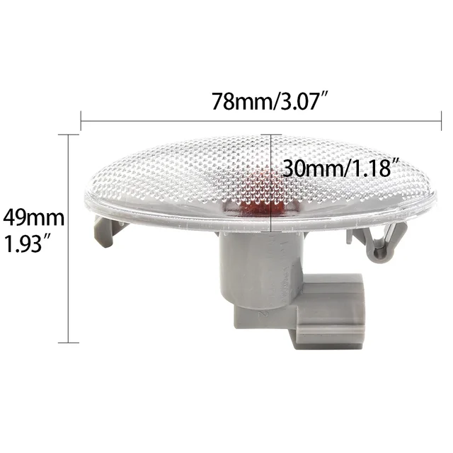 12V LED Signal Light For Toyota Yaris RAV4 Corolla Signal Light Assembly Cars Side Turn Signal Lamps 4