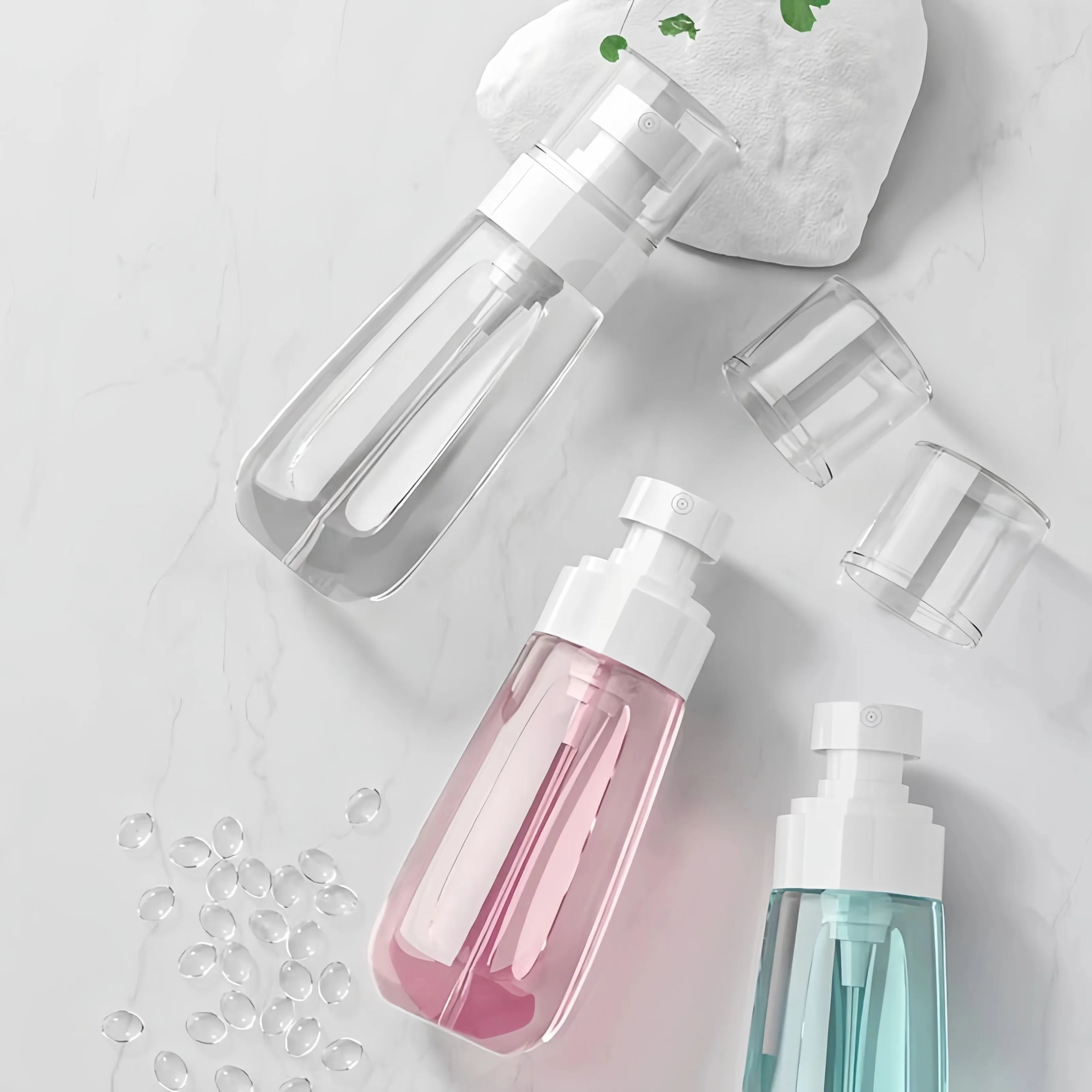2Pack Refillable Spray Bottles 1oz/30ml Alcohol Atomizer Mini Fine Mist Liquid Containers for Skin Care Makeup Travel Accessorie 6