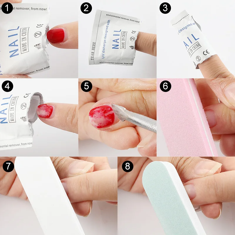 Removal Wraps Wipes For Removing Gel Varnish Lint-Free Napkins For Manicure Cleanser Nails Remover Nail Polish Remover Nail Gel Remover Nail Polish Remover Wipes Nail Polish Remover Wraps