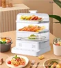 110V - 220V electric steamer/steam pot (breakfast machine for steaming vegetables and eggs). 1
