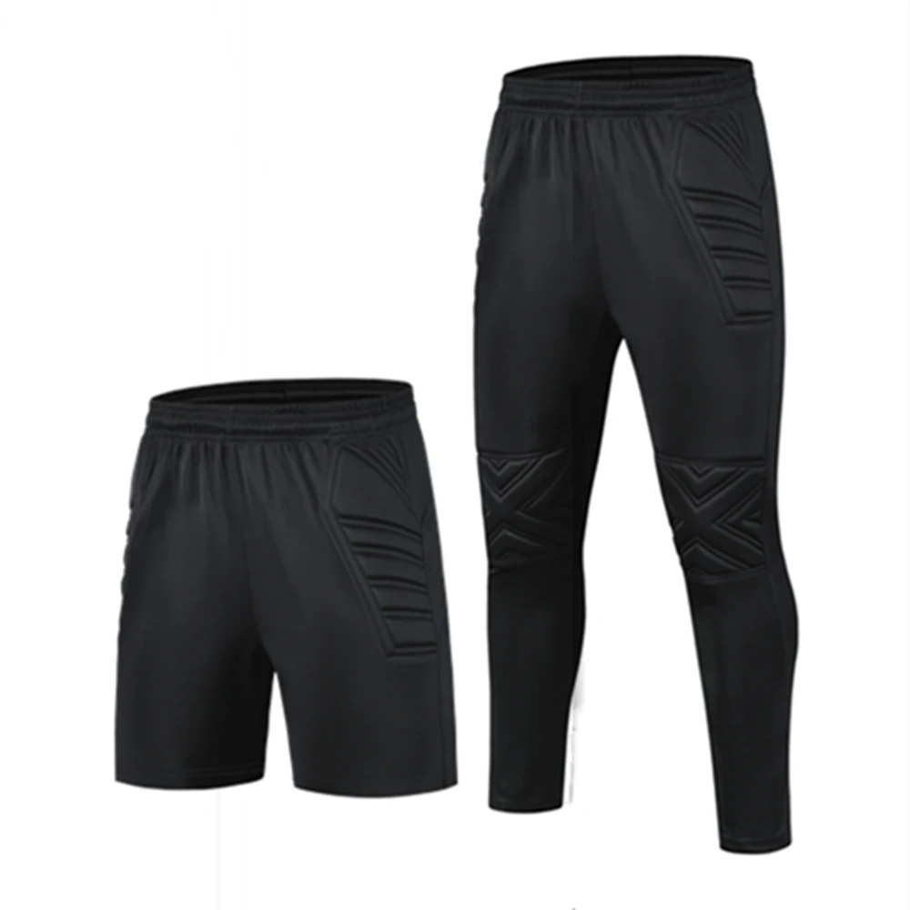 Kids Adult Goalkeeper Soccer Pants Child Men Women Goalie Football Shorts Sponge Protection Goalkeeper Training Pants GK Shorts