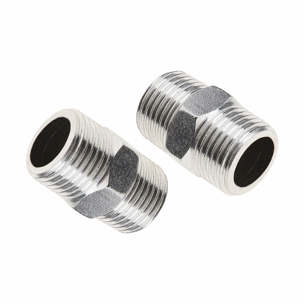 Shower Hose Extender 2 Pcs Shower Hose Extension Pipe Universal Hose Extender Bathroom Accessories For DIY Showers Bathrooms RVs Outdoor Showers part shower hose extender