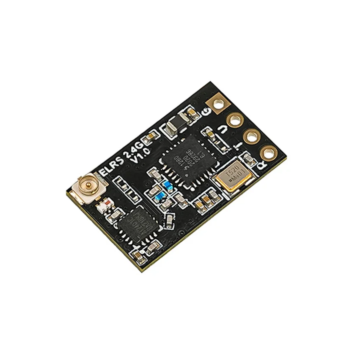 Achetez le Récepteur BETAFPV Nano ExpressLRS pour Drone FPV : vue de dessus avec le logo ELRS visible sur le boîtier.