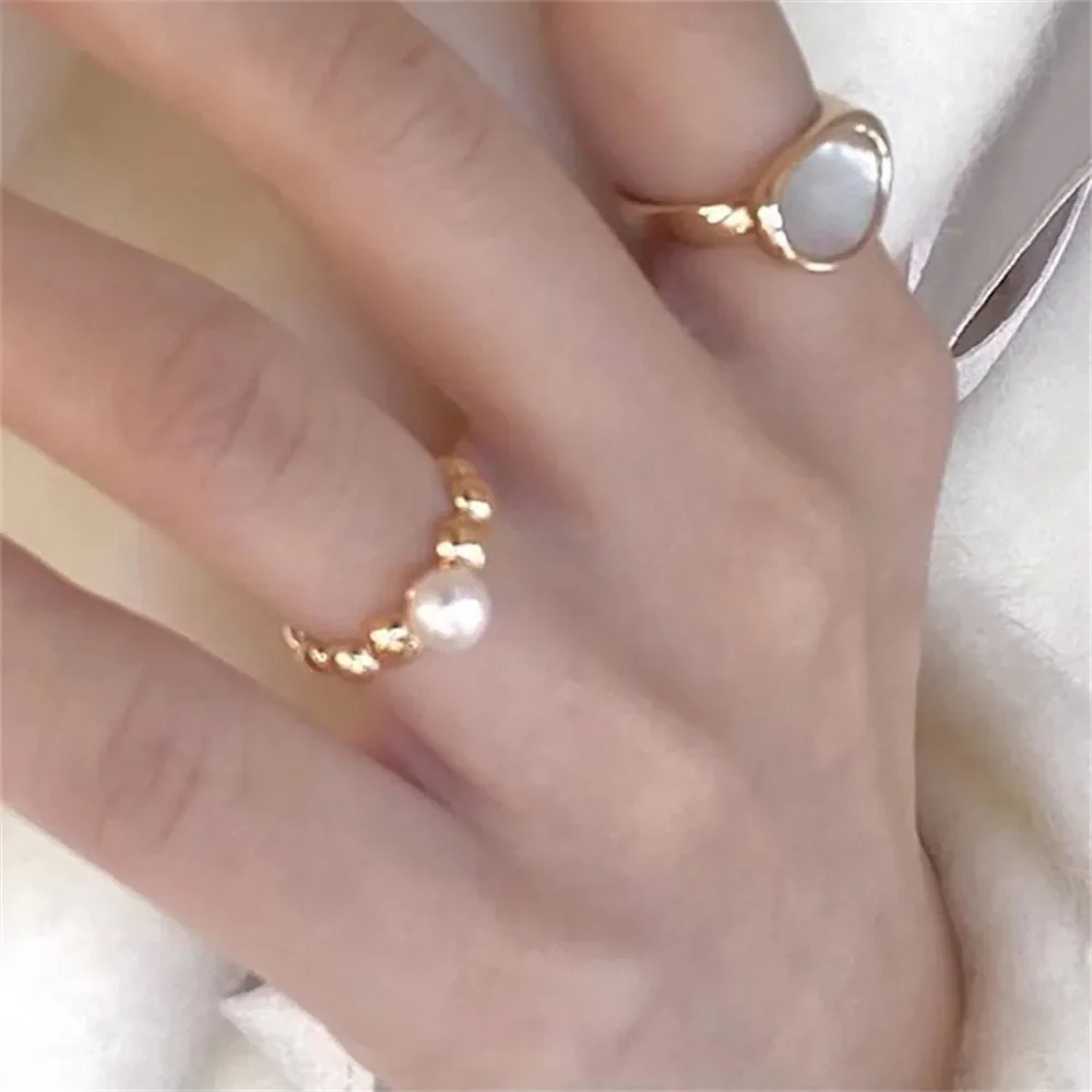 

Кольцо из серебра 925 пробы с жемчугом, 8-10 мм