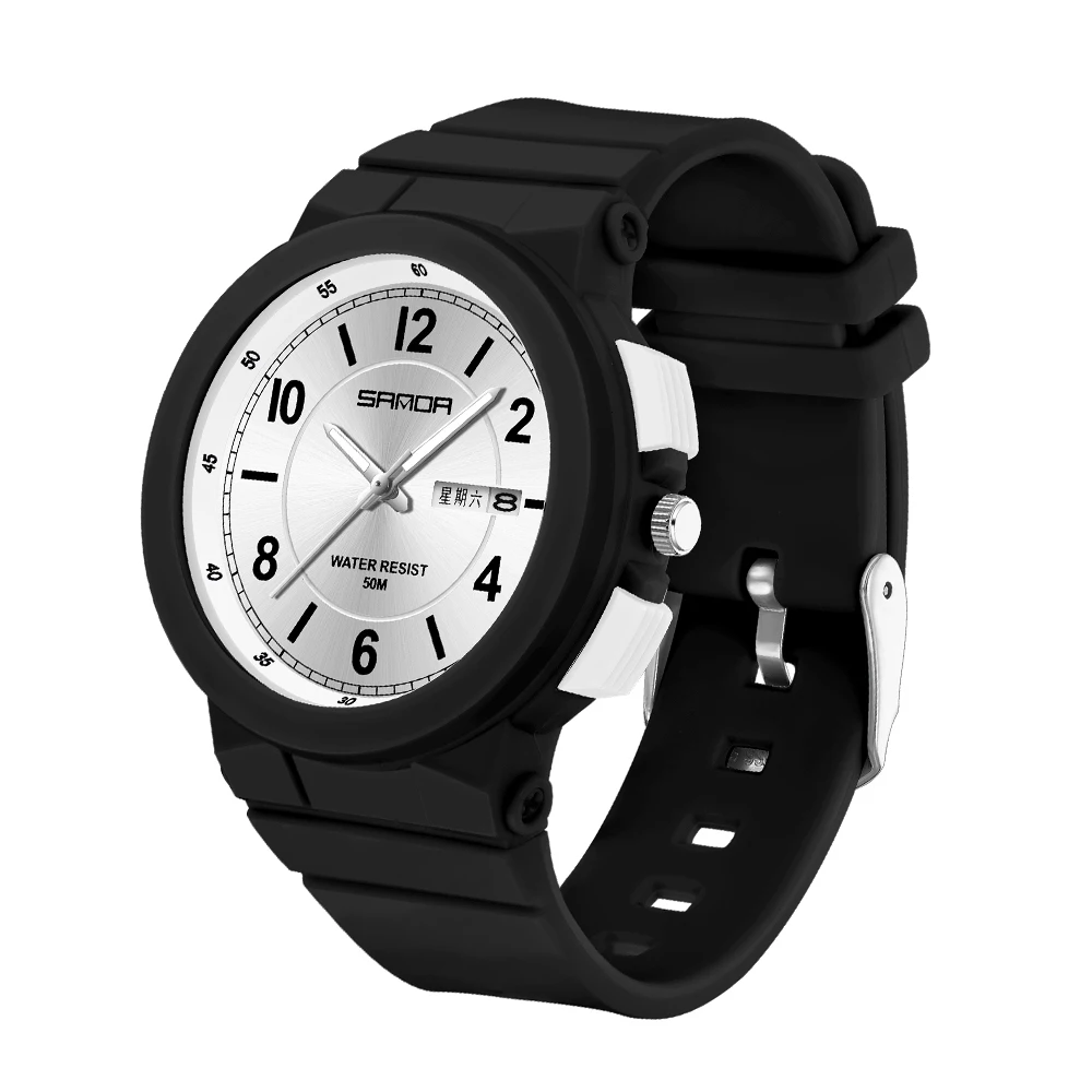 NEW Men Quartz Watches 50M Waterproof Outdoor Sports Watch Wristwatch Men With Week