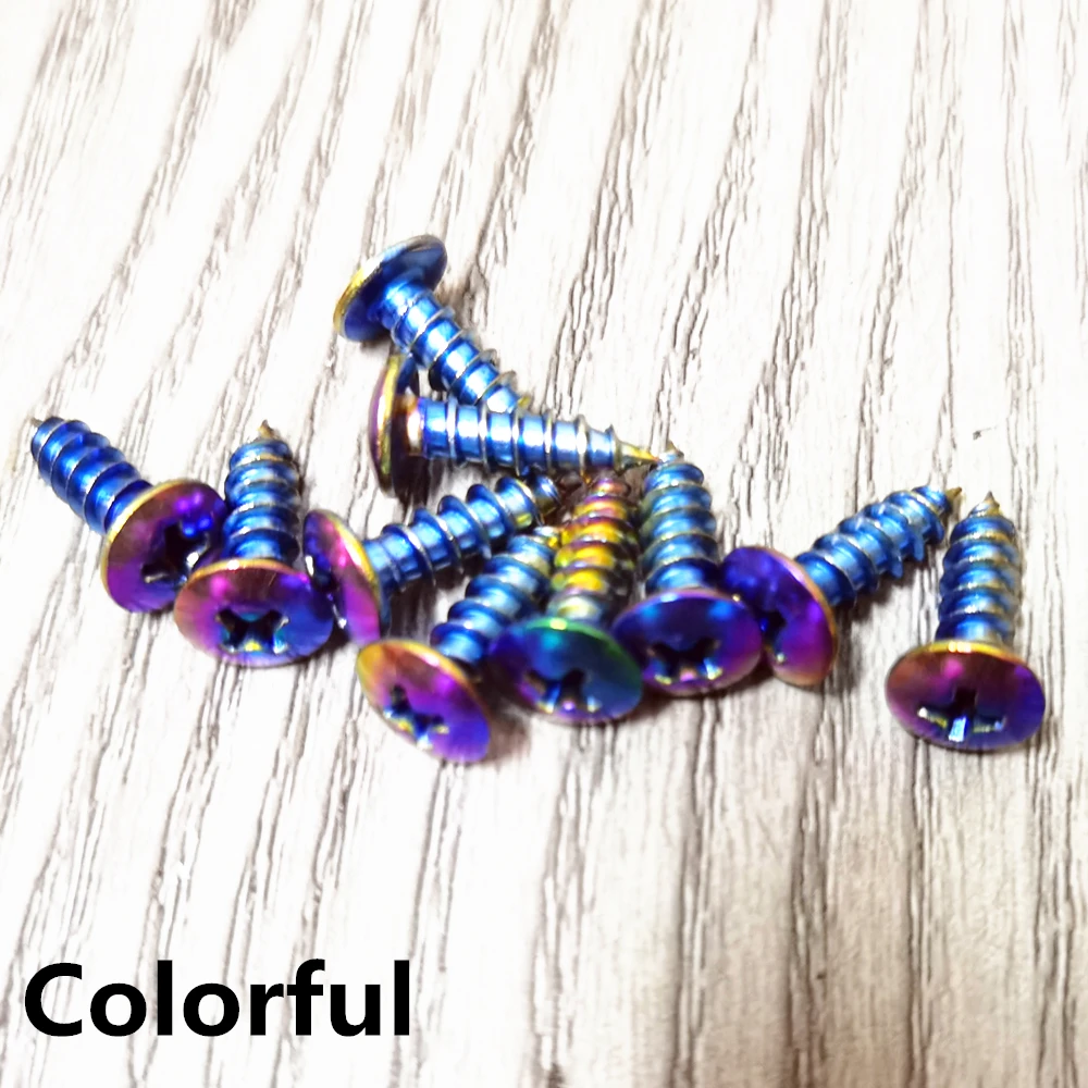 10pc M5x16 304 Stainless Steel Motorcycle Screws