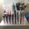 24 Slots Makeup Organizer Lipstick Holder Display Case Clear Lipstick Organizer Makeup Brush Holder Drawer Vanity Bathroom 3
