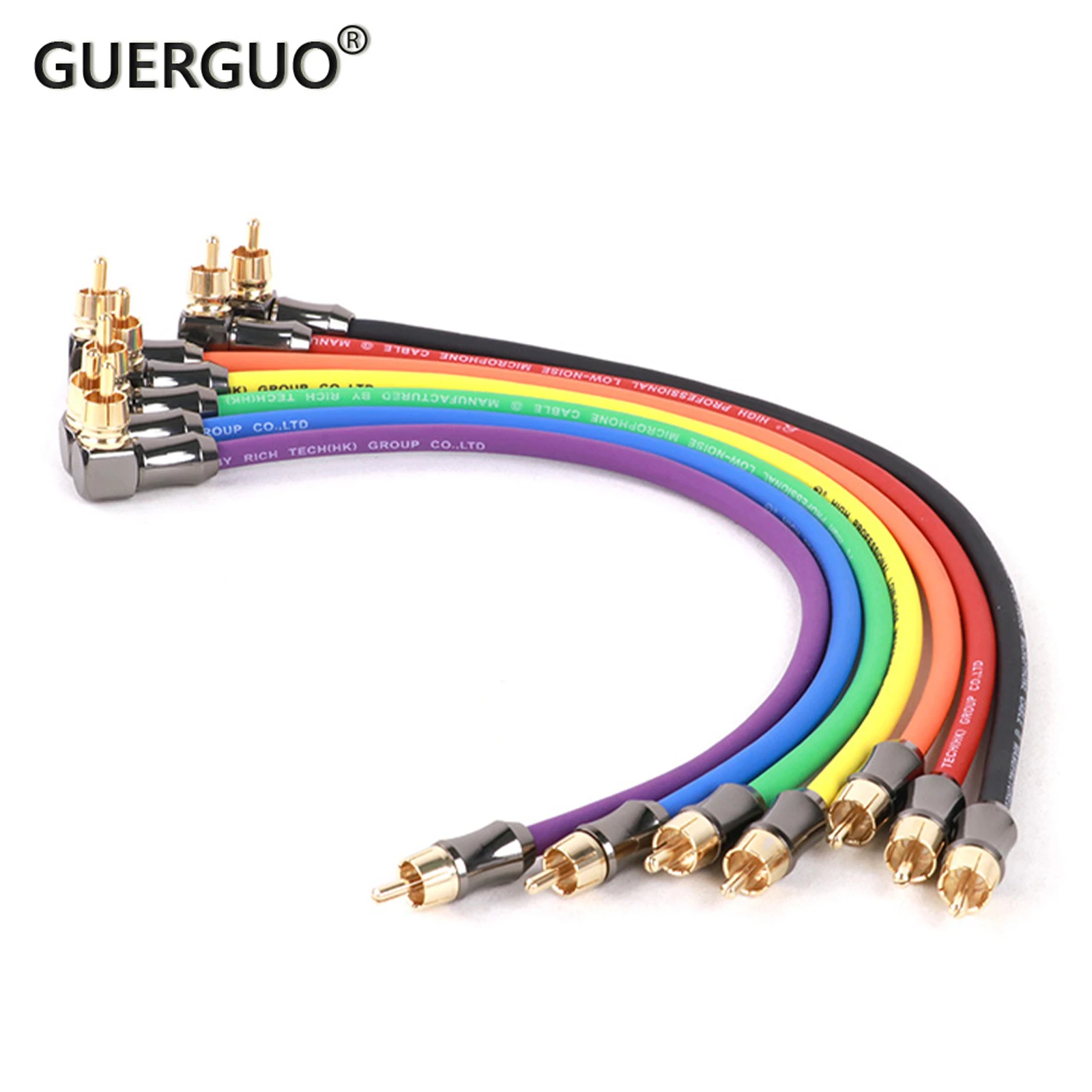 1PC 90 Grad RCA zu Gerade RCA Kabel Jack Audio Kabel RCA Stereo Aux Draht für TV CD DVD VCD radio Sound Verstärker Konsole