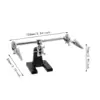 Circuit Board Holder Fixing Tools Clip Clamping Kit Stable 360 Degree Rotation Circuit Board Jig Repair Tool Flexible PCB Holder 6