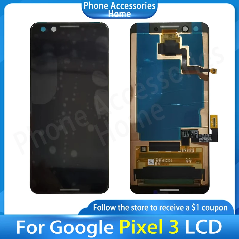 

Оригинальный экран для Google Pixel 3 ЖК-дисплей сенсорный дигитайзер экран для Google Pixel3 ЖК-экран Pixel3 Замена