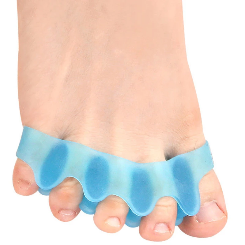 

2Pairs Hammer Toe Separators Silicone Gel Thumb Valgus Corrector Splitter Protector Straighten Bunion Adjuster Foot Pain Relief