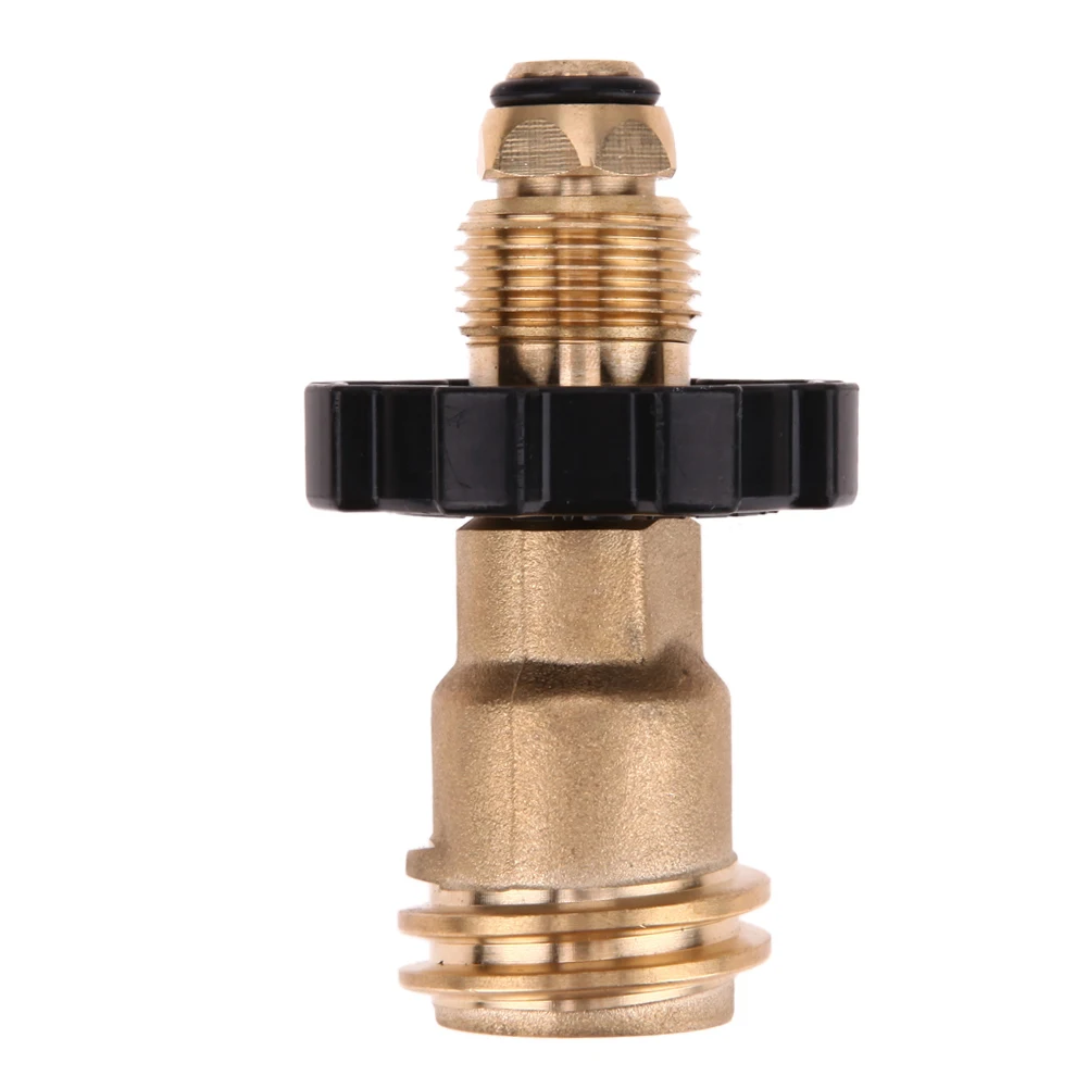 Solid Brass Pressure Regulator Safe Propane Pressure Valve Corrosion Resistant Gas Bottle Connection Adapter Gas Adapter Convert