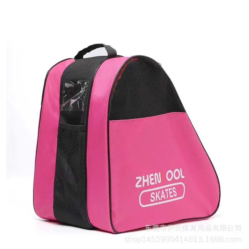 3 Layers Breathable Skate Carry Bag Triangle Shoulder Case Skating Bag for Kids Women Men Roller Skating Inline Skates Ice Skate