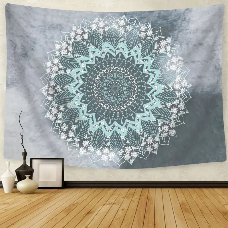

European style square tapestry fashion cool beach towel Wolf Totem beach mat comfortable background wall murals