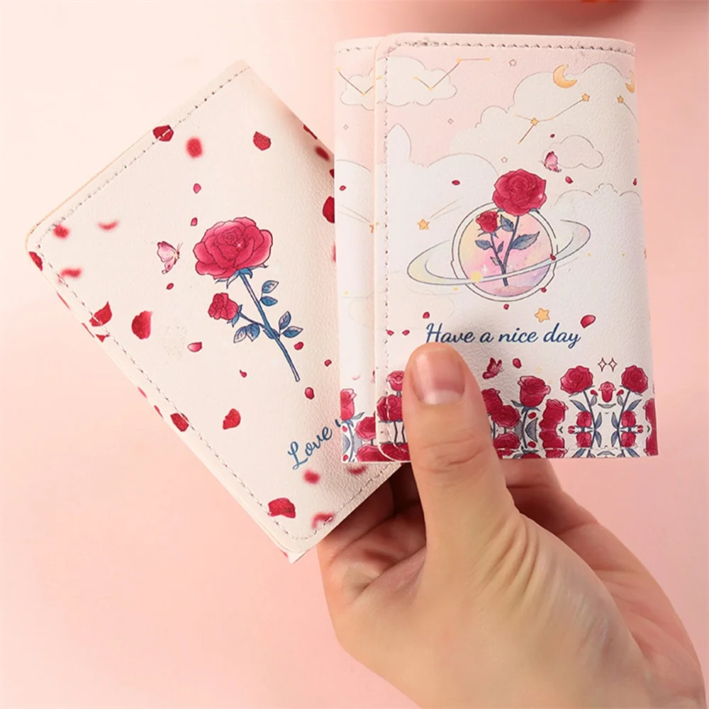 Mini Leather Women Small Wallets Money Bags Short Purse Women's Student Card Holder Girl ID Bag Business Card Holder Coin Purse