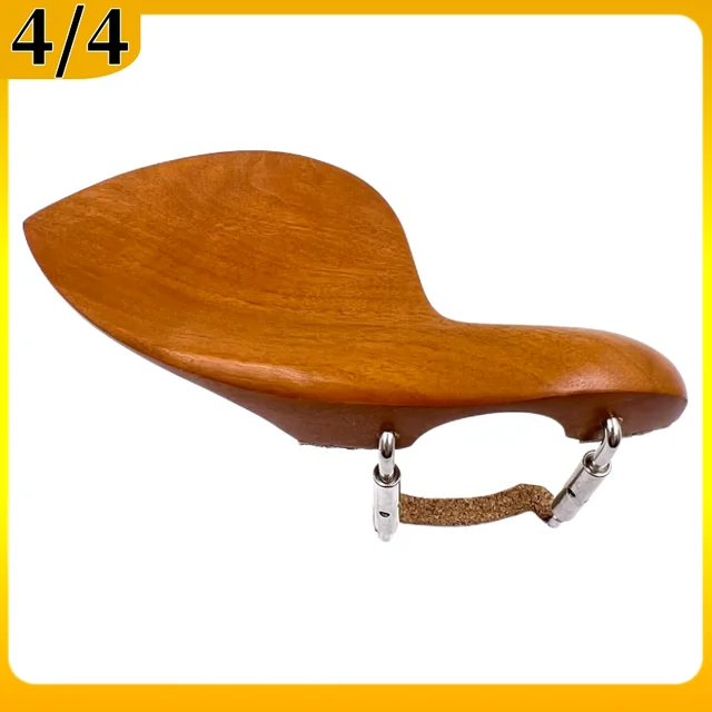 SAS Mentonnière Poire Pour Violon - Hauteur 28 Mm Avec Pied Plaqué Or