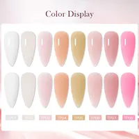 Mtssii Acrylic Powder Liquid Crystal Powder White Clear Pink For Nail Extension Nail Carving Without UV Lamp Nail Art Design 2