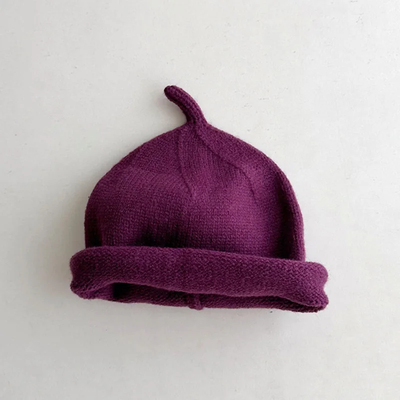 Kids Winter Crochet Hats - Newborn Boys Toddler Girls Warm Bonnet Cap