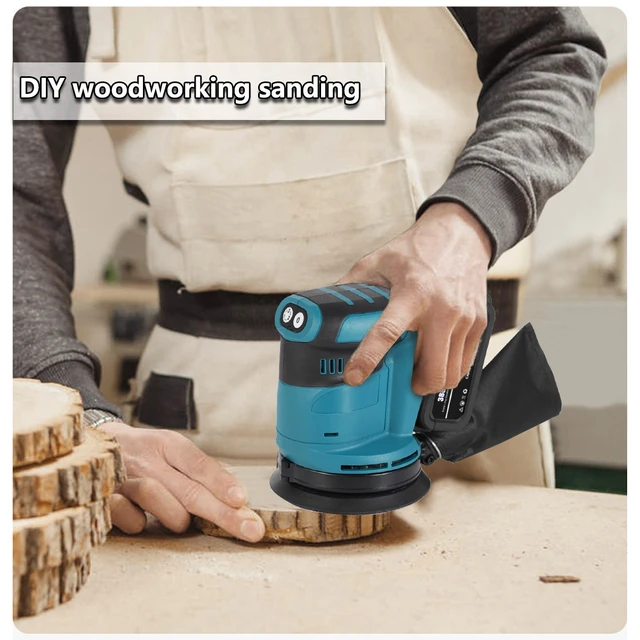 125mm Cordless Sander Brushless Orbital Electric Sanding Machine Wood Wall  Polishing Furniture Sanding Tool 3 Speed Control - AliExpress