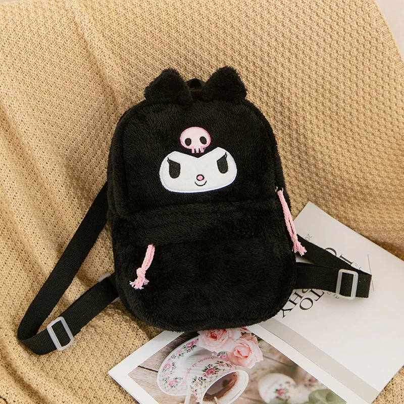 Mochila De Felpa * Kuromi, Mymelody Cinnamoroll Mochila Linda Mochila De  Anime De Dibujos Animados